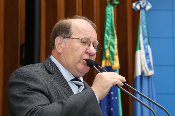 Imagem: Deputado comenta a importância do 55º Congresso Brasileiro de Olericultura sediado em Bonito