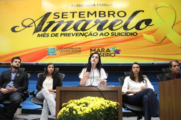 Imagem: Deputada Mara Caseiro é autora da Lei que instituiu o Setembro Amarelo em Mato Grosso do Sul
