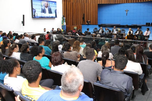 Imagem: Audiência Pública lotou a sede do Poder Legislativo