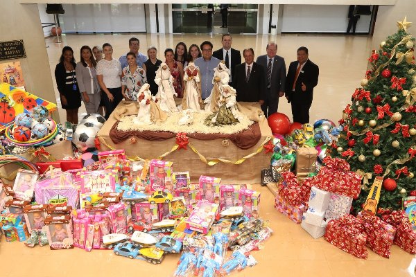 Imagem: Foram mais de 500 brinquedos doados pelos servidores da Assembleia Legislativa