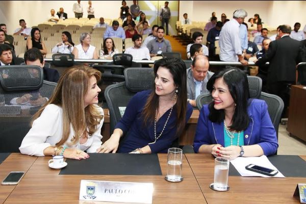 Imagem: As proponentes da Sessão Solene são as deputadas Antonieta Amorim, Mara Caseiro e Grazielle Machado