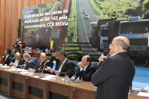 Imagem: Diretor-presidente da CCR MSVias explicou porque as obras foram paralisadas