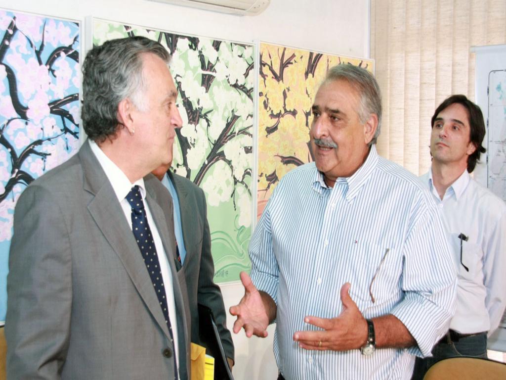 Imagem: Ministro da Cultura Juca Ferreira e o Presidente da Assembleia Legislativa, o deputado Jerson Domingos (PMDB)