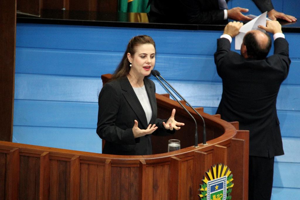 Imagem: Mara Caseiro defende a redução da maioridade penal