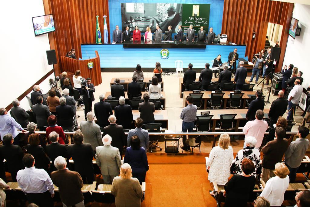 Imagem: Sessão solene foi realizada no Plenário Deputado Júlio Maia, nesta segunda-feira