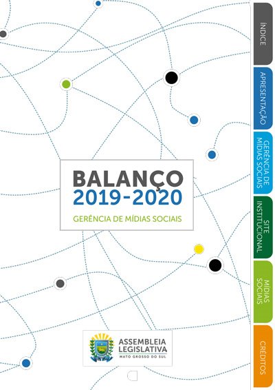 Imagem: Balanço Gerência de Mídias Sociais<br /> 2019/2020