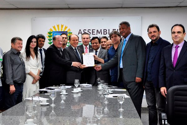 Imagem: Diretoria da Assomasul esteve na Casa de Leis nesta terça-feira