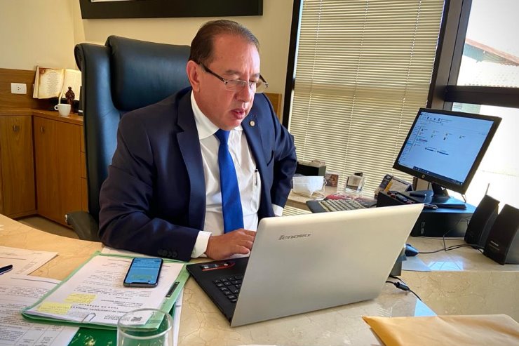 Imagem: Gerson quer ponte de concreto sobre o rio Vacaria