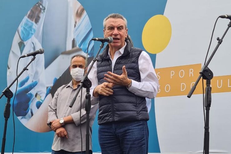 Imagem: Corrêa também destacou o trabalho dos profissionais de saúde e do secretário Geraldo Resende