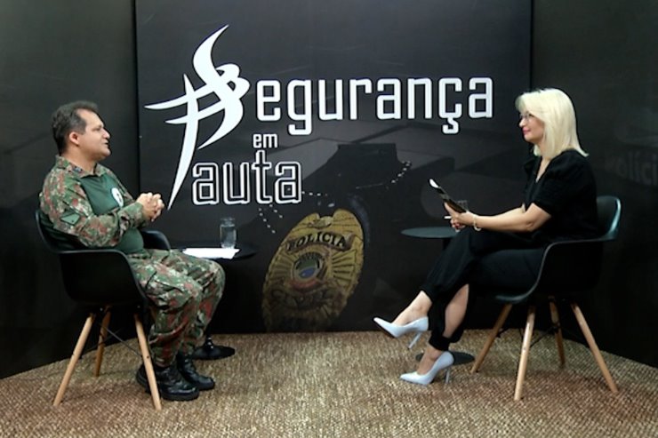 Imagem: Comandante da PMA, Tenente-Coronel José Carlos Rodrigues, foi o entrevistado da edição