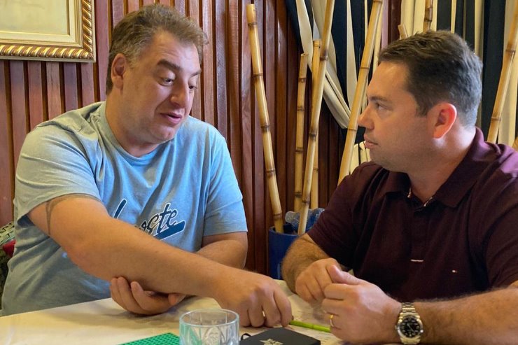 Imagem: em Reunião com o Presidente Rodolfo Nogueira do  PL 