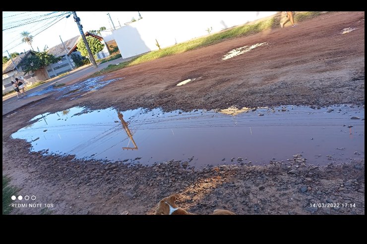 Imagem: Rua Lauro Muller entrada da linha 107- Centro-oeste/ Uirapuru