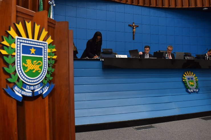 Imagem: Os projetos são analisados durante a sessão, conduzida do Plenário Júlio Maia