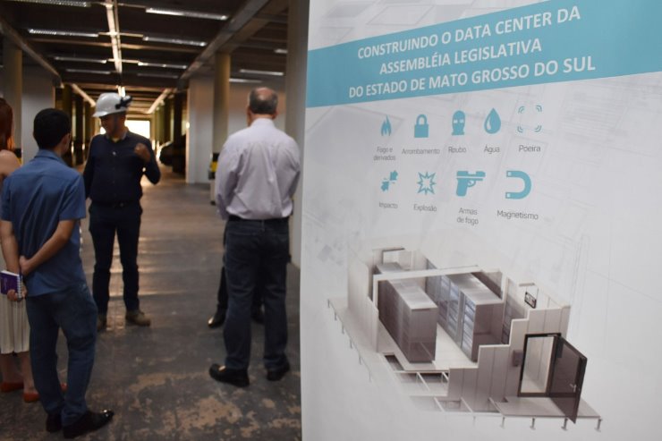 Imagem: Mais uma etapa da reforma da ALEMS está prestes a ser concluída 