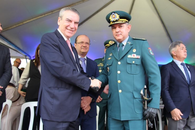 Imagem: Presidente da ALEMS reitera a parceria com os segmentos que compõe a Segurança Pública do Estado