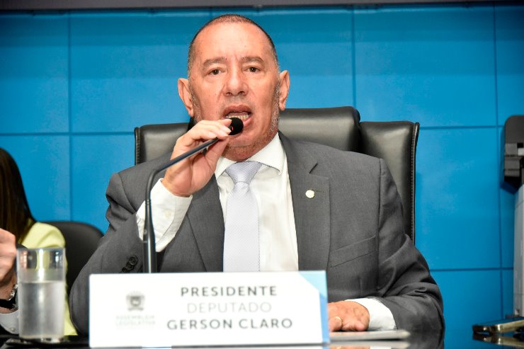 Imagem: O Presidente da ALEMS, Gerson Claro, comandará Mato Grosso do Sul de 26 de dezembro de 2023 a 1º de janeiro de 2024