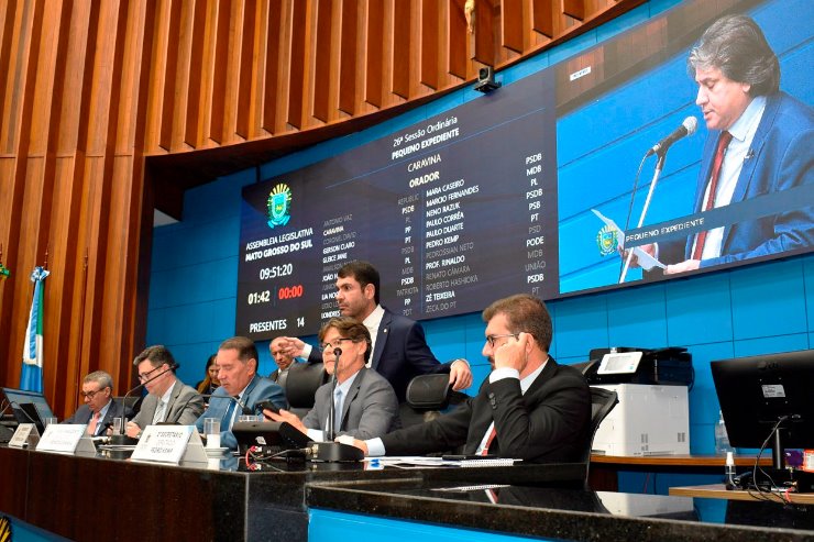 Imagem: Sessão plenária é transmitida ao vivo por todos os canais de Comunicação da ALEMS