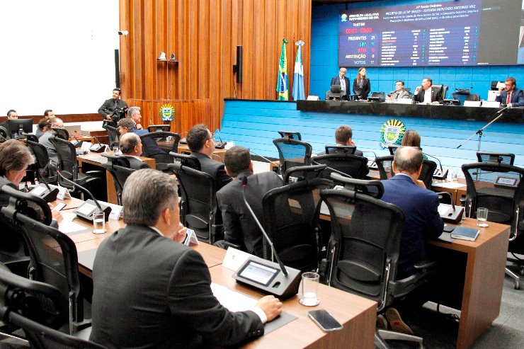 Imagem: Parlamentares apreciarão quatro propostas nesta quara-feira, na Assembleia Legislativa de Mato Grosso do Sul