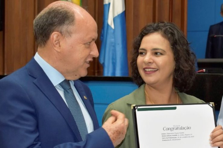 Imagem: Junior Mochi (suplente) e Gleice Jane (titular) participam da Comissão de Monitoramento e Avaliação do Plano Estadual de Educação