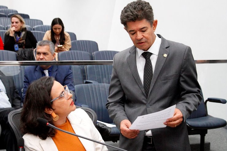 Imagem: A deputada Gleice Jane e Professor Rinaldo Modesto são integrantes da Comissão de Educação, Cultura e Desporto