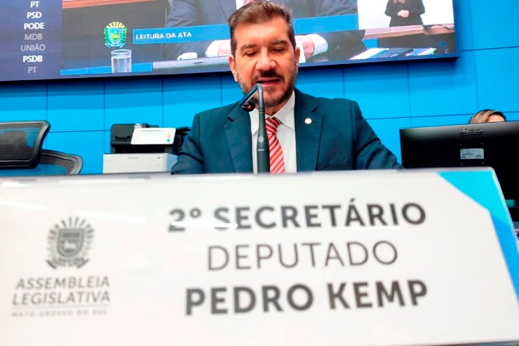 Imagem: Deputado Pedro Kemp apresentou o projeto durante a sessão plenária desta terça-feira