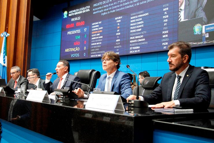 Imagem: Entre as matérias aprovadas, segue a sanção a inserção da insígnia "O Estado do Pantanal" nos logotipos do Executivo