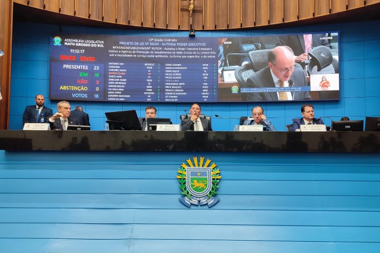 Imagem: Deputados da ALEMS aprovaram três matérias durante a Ordem do Dia desta terça-feira