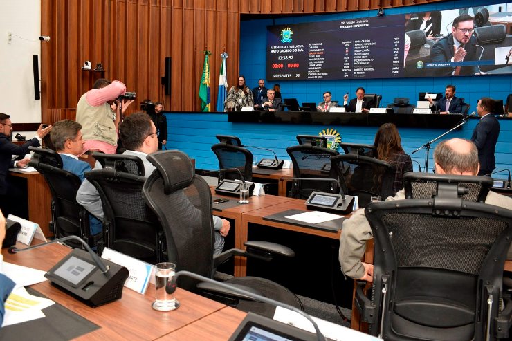 Imagem: Sessão plenária na ALEMS é aberta à participação presencial e pode ser acompanhada ao vivo pelos canais de comunicação da Casa de Leis