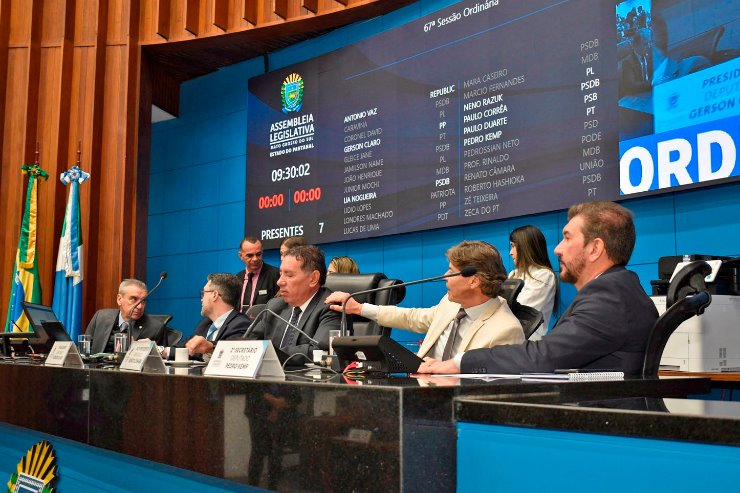 Imagem: Duas matérias foram aprovadas na ALEMS, durante a Ordem do Dia desta quarta-feira