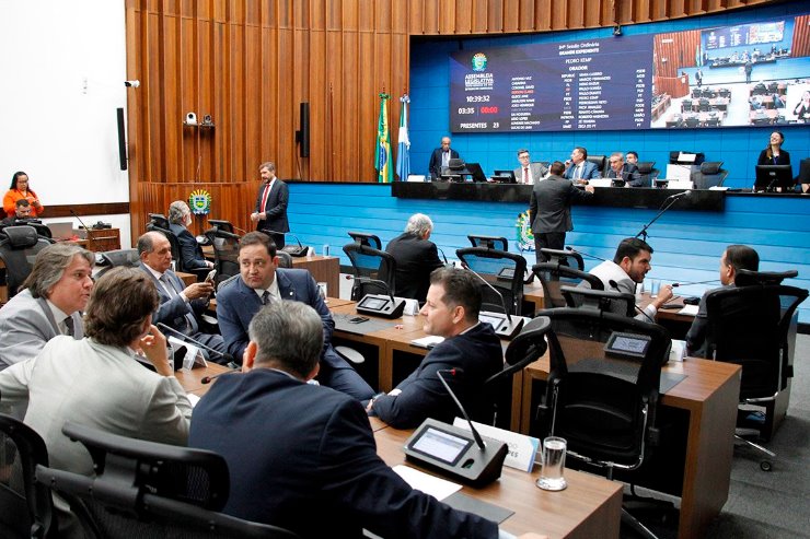 Imagem: Deputados da ALEMS aprovaram quatro matérias durante a Ordem do Dia desta terça-feira