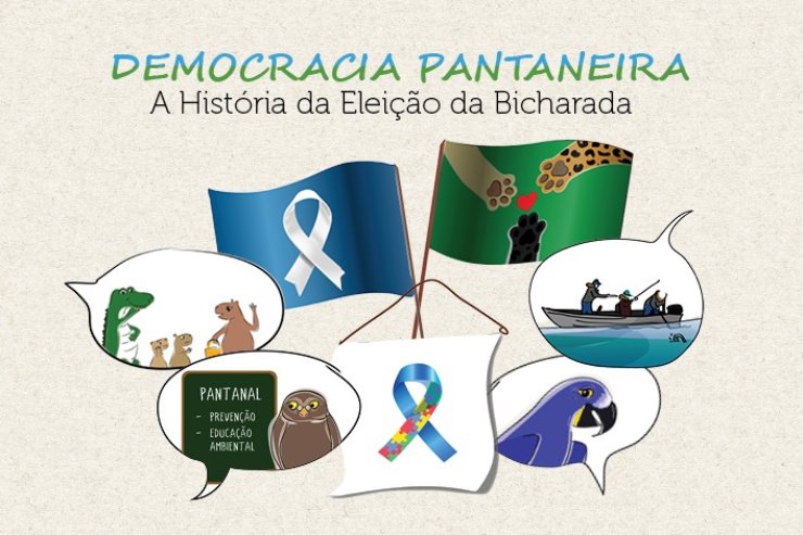 Imagem: Novo livro digital da ALEMS aborda de forma lúdica o processo eleitoral 