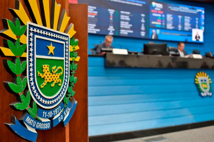 Imagem: Plenário do Palácio Guaicurus, onde são aprovados e votados os projetos pautadas na Ordem do Dia