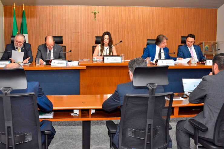 Imagem: A Comissão de Constituição, Justiça e Redação realizou sessão extraordinária na manhã desta terça-feira 