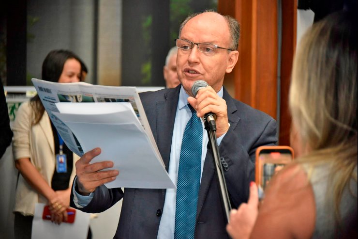 Imagem: Junior Mochi apresentou os dois projetos na sessão de terça-feira, na ALEMS