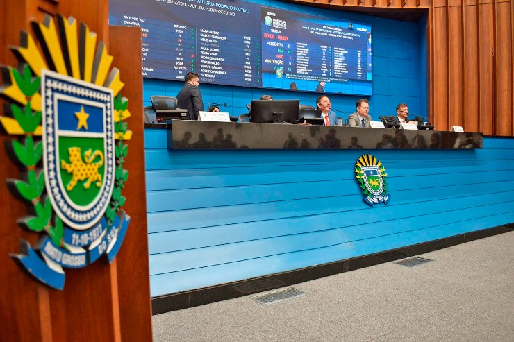 Imagem: Plenário do Palácio Guaicurus, onde são aprovados e votados os projetos pautadas na Ordem do Dia