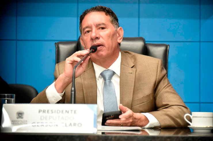 Imagem: Deputado Gerson Claro, presidente da ALEMS: “O Parlamento é a casa da democracia, administrada de forma colegiada"