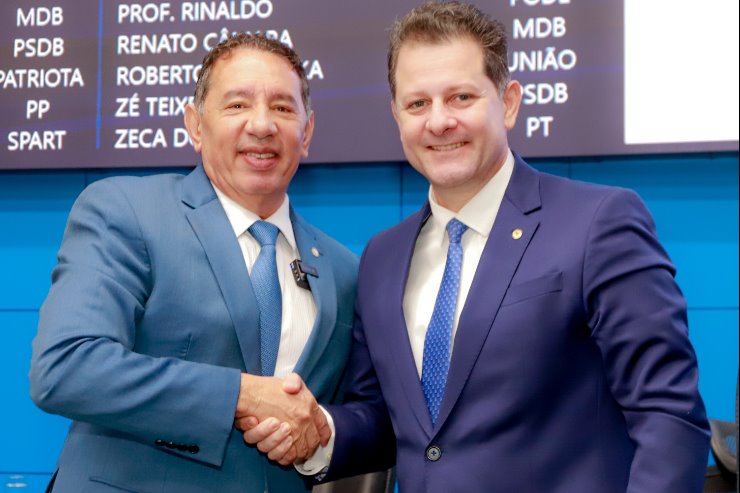 Imagem: Gerson Claro (presidente) e Renato Câmara (vice-presidente) reconduzidos para o biênio 2025-2026