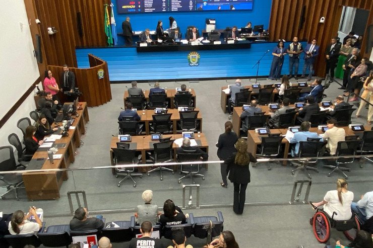 Imagem: Sessão ordinária é realizada no plenário da ALEMS a partir das 9h e é aberta à participação de toda sociedade