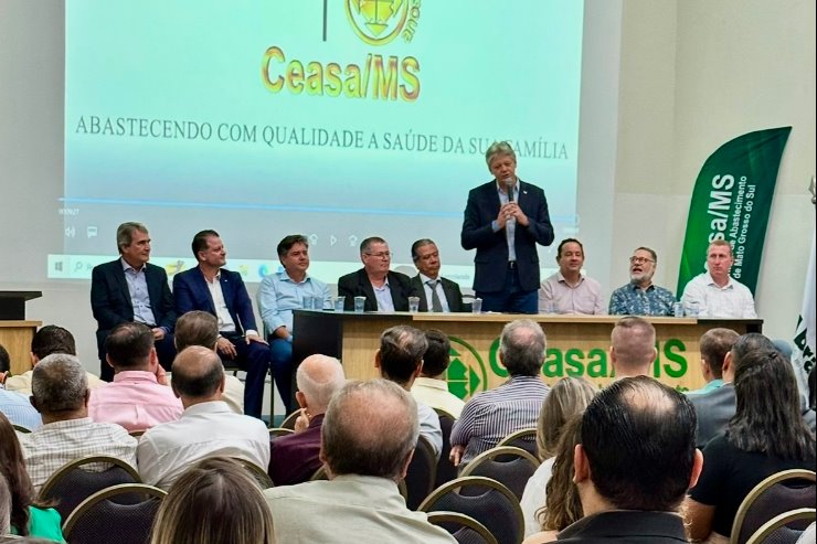 Imagem: Verruck anuncia projeto do CEASA-MS em Dourados