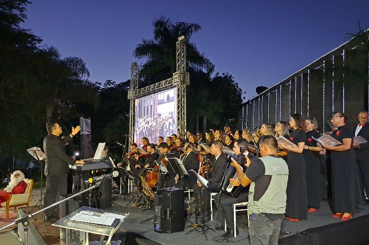 Imagem: Para celebrar o nascimento de Jesus, a 20ª Cantata de Natal trouxe mensagens de amor e esperança por meio de canções regionais e natalinas
