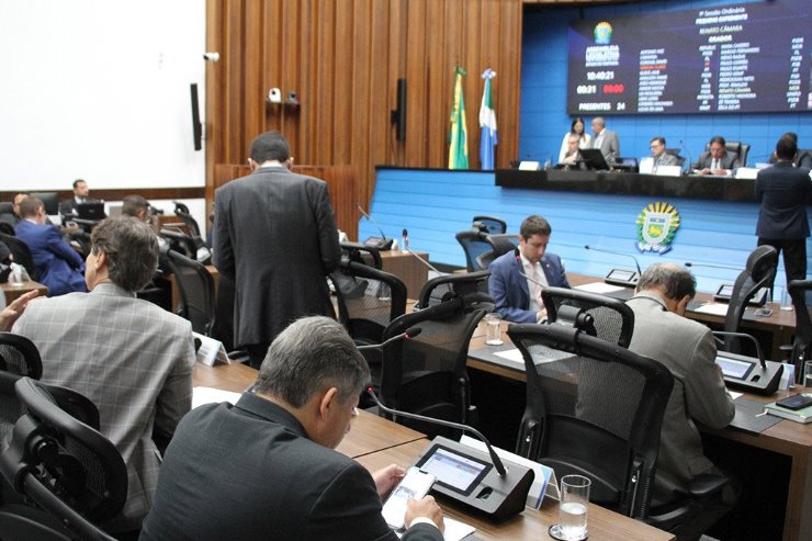 Imagem: Plenário do Palácio Guaicurus, onde são aprovados e votados os projetos pautadas na Ordem do Dia