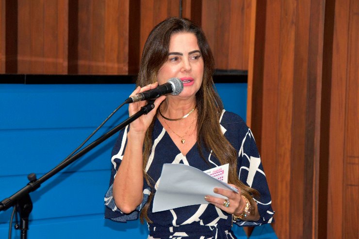 Imagem: Durante a sessão plenária, Mara Caseiro falou sobre a reunião com duas comissões, que será realizada nesta quinta-feira 