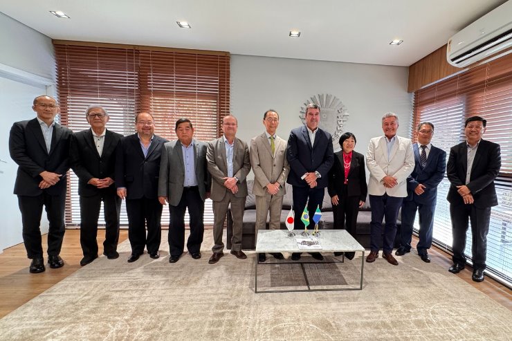 Imagem: Na ocasião, foram discutidas ações para potencializar parcerias estratégicas e estreitar os laços históricos entre Mato Grosso do Sul e o Japão