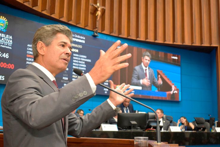 Imagem: Deputado Rinaldo cobrou da Prefeitura de Campo Grande o repasse em atraso