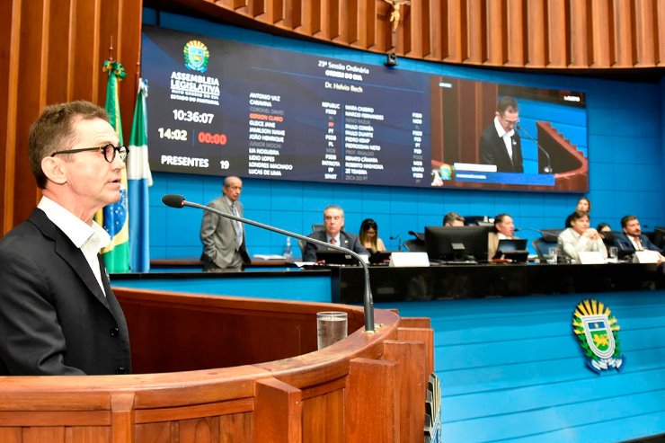 Imagem: Helvio Rech falou das vantagens da instalação de uma universidade na região do Pantanal sul-mato-grossense