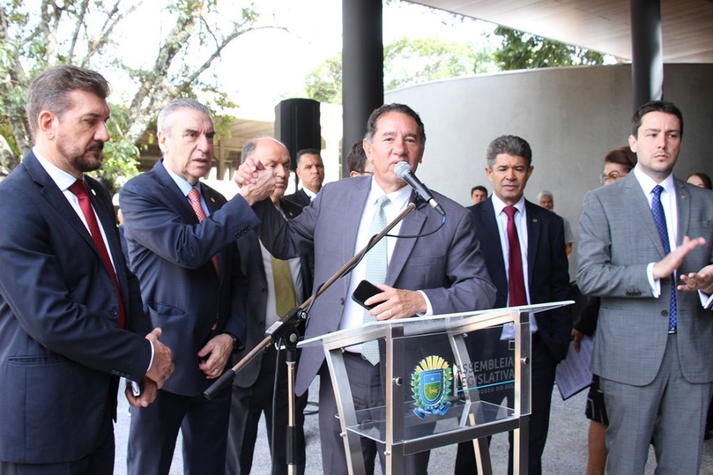 Imagem: Presidente e 1ª secretário confirmam parceria na realização de obras estruturantes na ALEMS