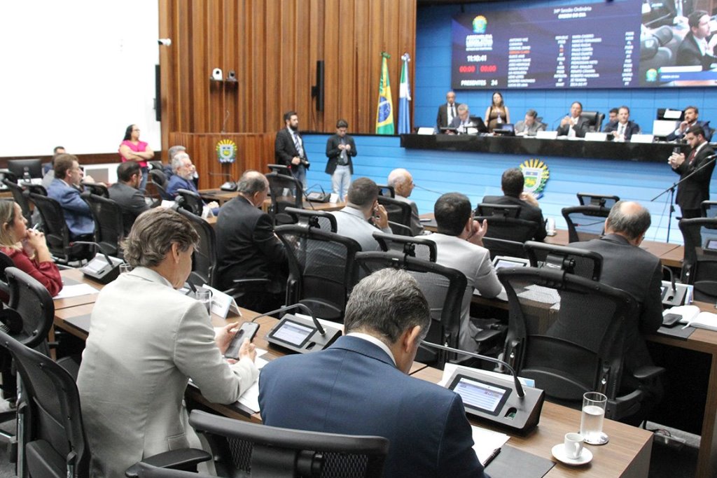 Imagem: Sessão ordinária é realizada no plenário a partir das 9h e é aberta à imprensa e à participação de toda sociedade