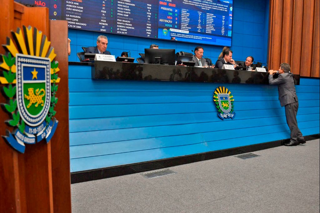 Imagem: Sessões são transmitidas ao vivo pelos canais oficiais da ALEMS
