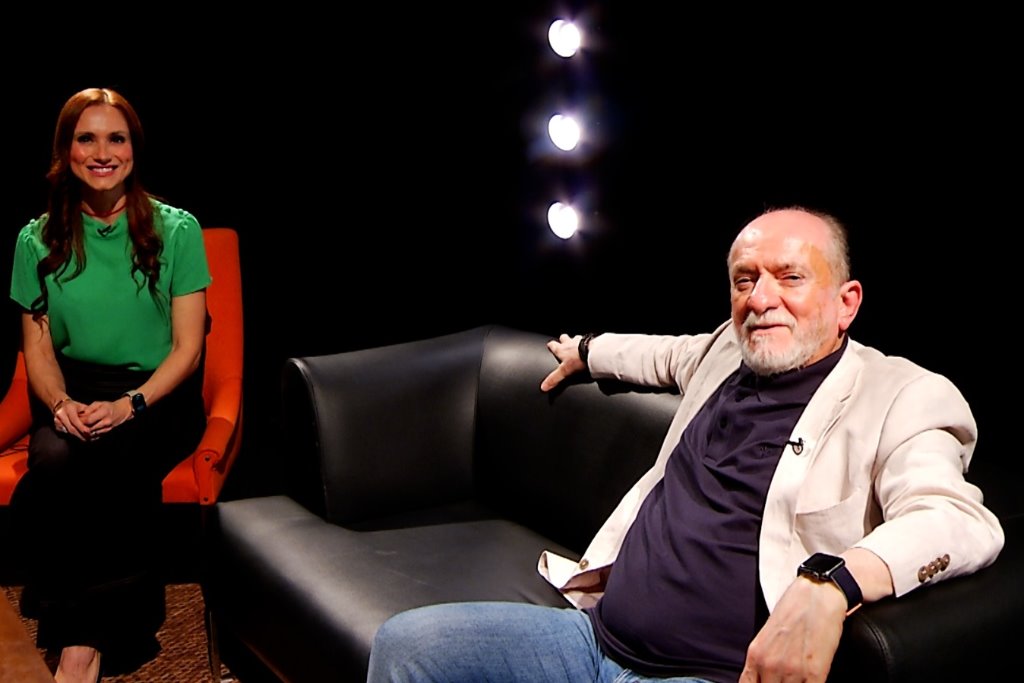 Imagem: Lívia Machado entrevistou o jornalista Lucimar Couto sobre sua trajetória no jornalismo sul-mato-grossense