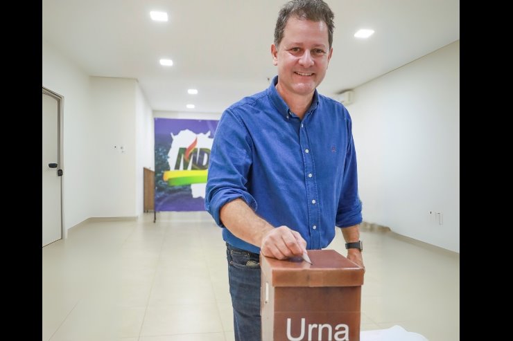 Imagem: A convenção do MDB em Dourados elegeu a nova composição do diretório municipal e comissões internas nesta terça-feira (29)